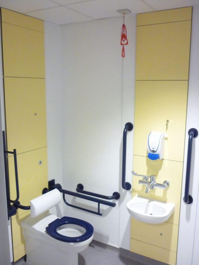 Disabled toilet fit out